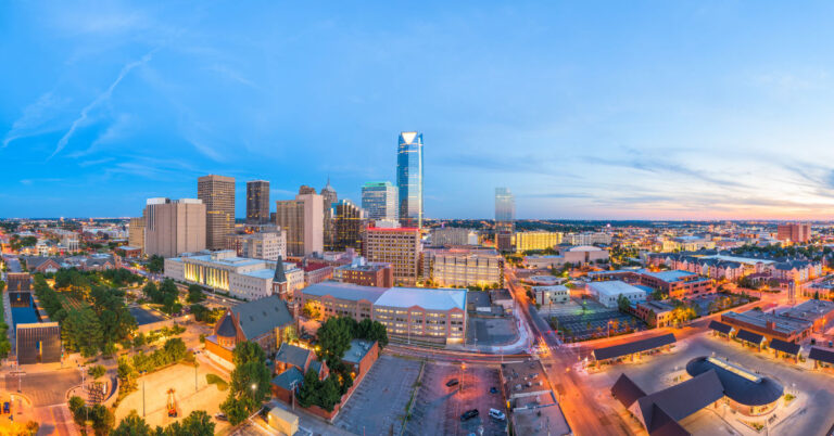 Oklahoma City Skyline at Twilight