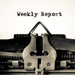 Weekly news report graphic