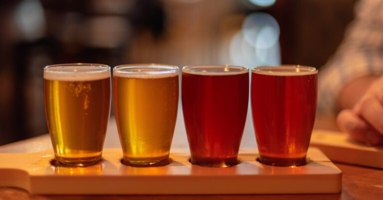Microbrewer- featured imagey flight of beers