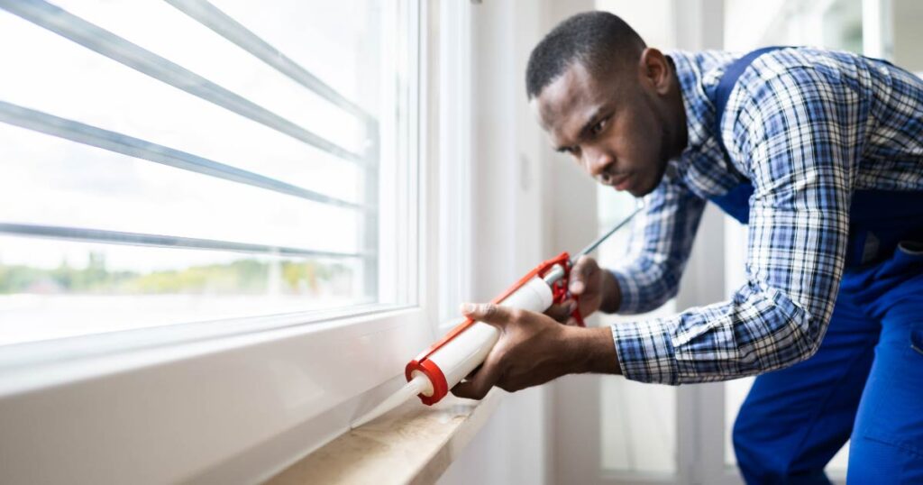 seal cracks in windows