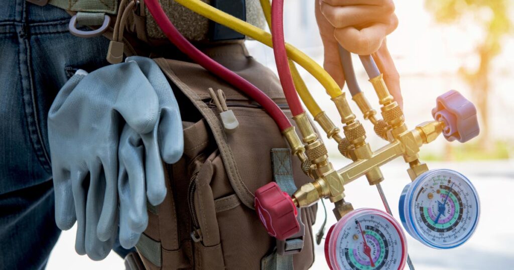 image of hvac professional