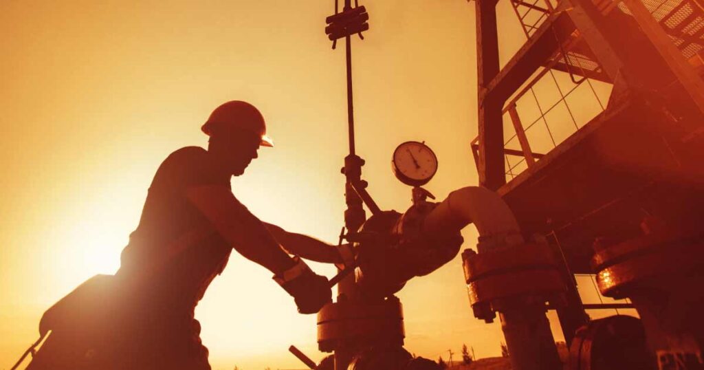 person working in energy industry
