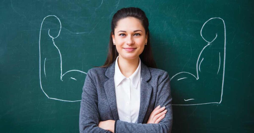 Woman as a teacher