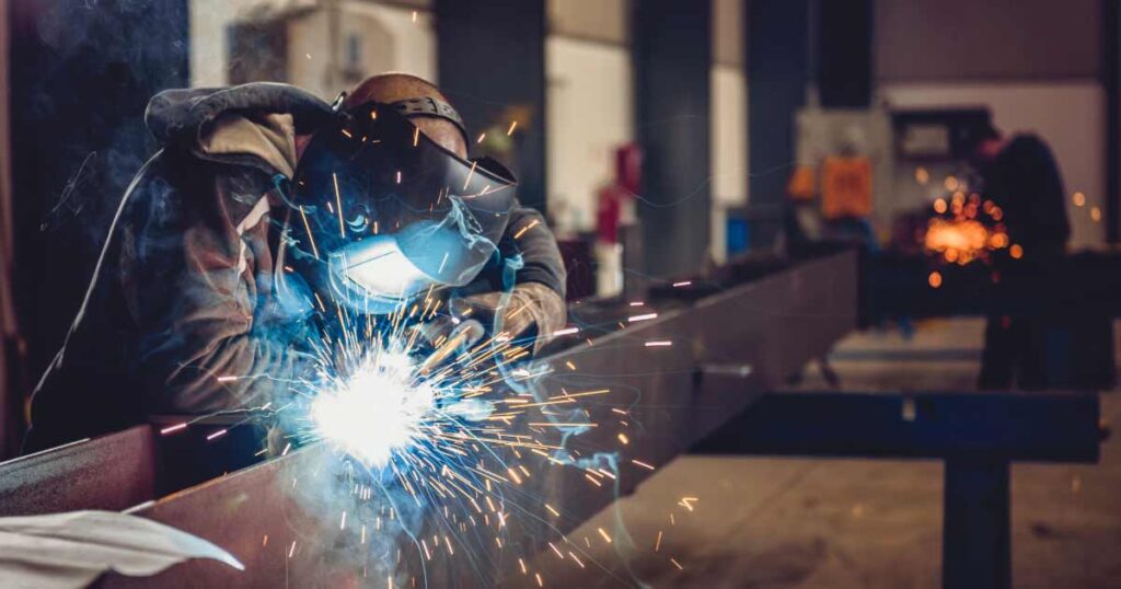 Welder doing their job