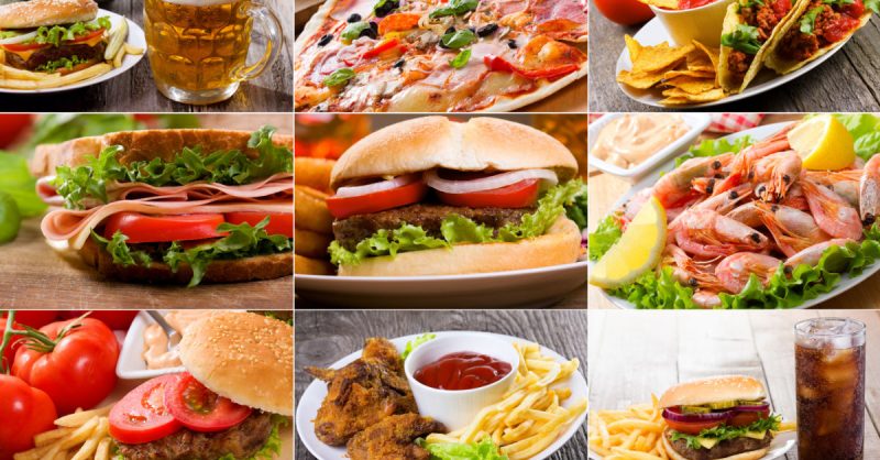 variety of food
