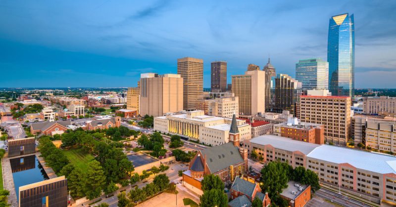Oklahoma City Skyline at Twilight